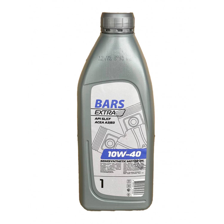 Олива моторна BARS ЕХТRА 10W-40 4л