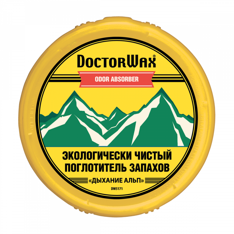 Ароматизатор  DOCTOR WAX Нейтралізатор запахів салону  (подих Альп) 227g  DW5171
