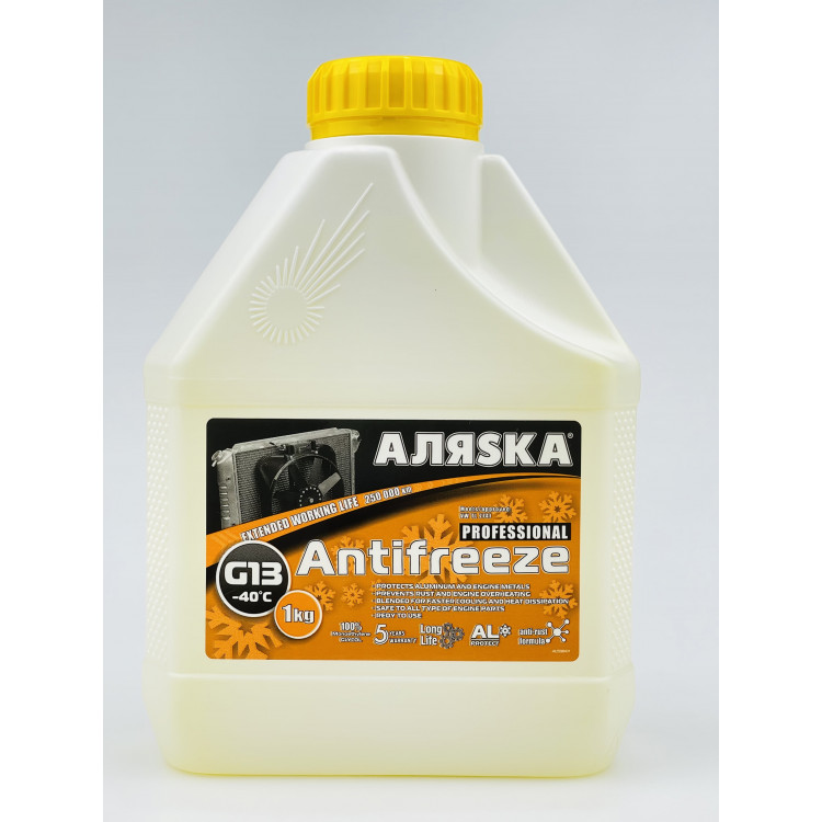 АЛЯSKA G12  Антифриз червоний -40 G12+ 1кг