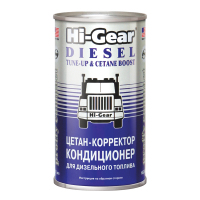 HI-GEAR  Цетан-коректор (для дизельного двигуна 70-90л) 325ml    HG3435