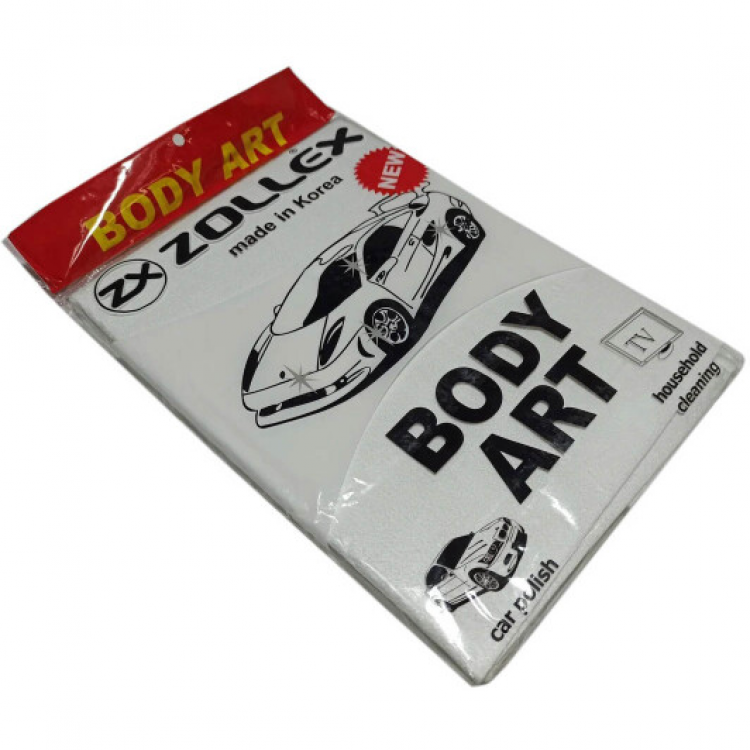 Zollex серветка для скла, полірування кузова (біла) ZT-004