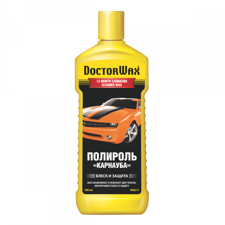 DOCTORWAX  Поліроль захисна прозора Карнауба 300ml  DW8217