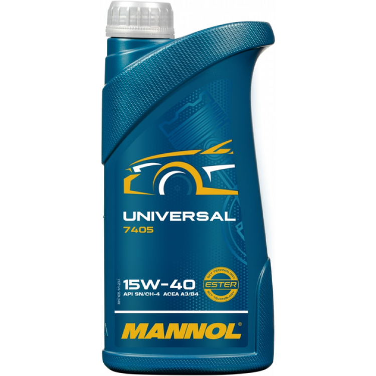 Олива моторна Mannol  Universal 15W-40 5л  MN7405-5