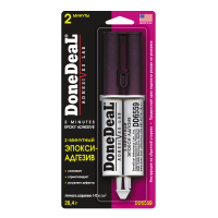 DoneDeaL Клей епоксид адгезив прозорий (шприц) 28.4g DD6559