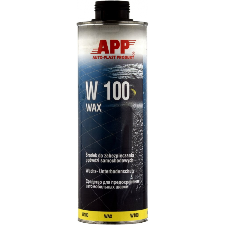 APP WAX 100 мовіль чорний для захисту шасі  1л  050502