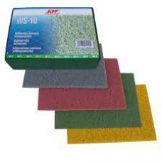 APP Губка матуюча,волокно абразивне універсальне / зелене  (виписувати кратно уп.10шт)