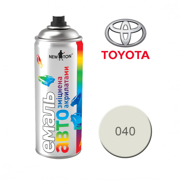 NEW TON Емаль авто 040 TOYOTA біла 400 мл