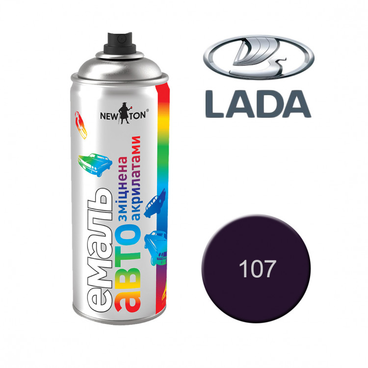 NEW TON Емаль авто 107 баклажан 400 мл
