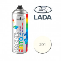 NEW TON Емаль авто 201 біла 400 мл