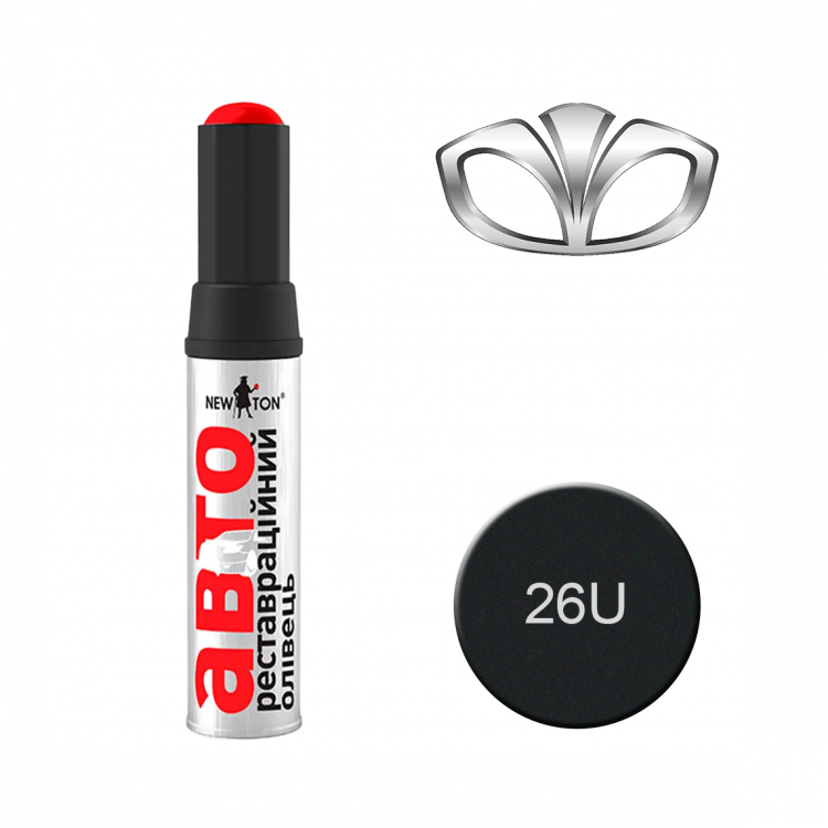 NEW TON Олівець реставраційний 26 U DAEWOO/CHEVROLET металік 12 мл