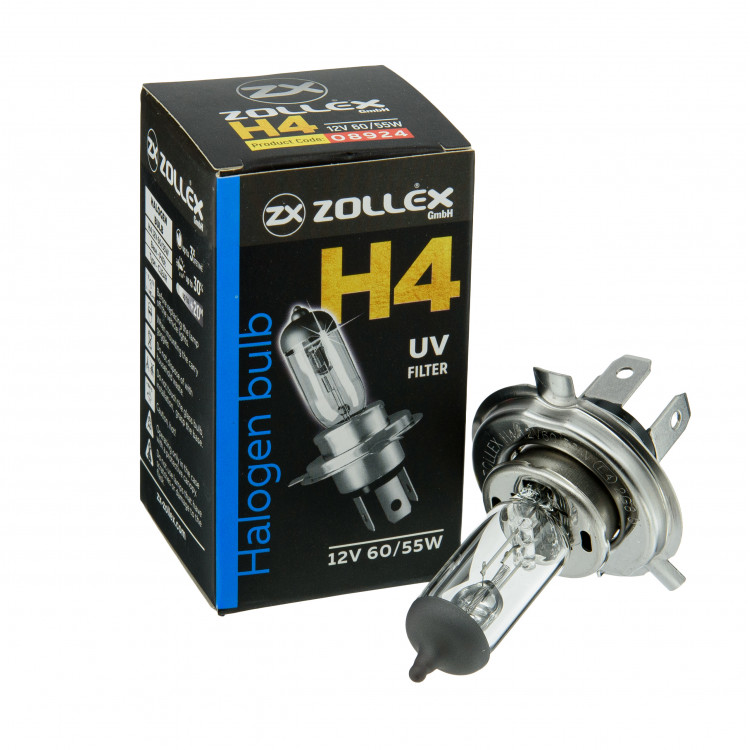 ZOLLEX Галогенна лампа  H4 12V 60/55W 43T