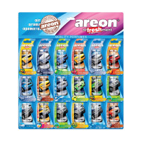 Ароматизатор рідкий Areon АВТО MIX 18 шт (асорті мікс)