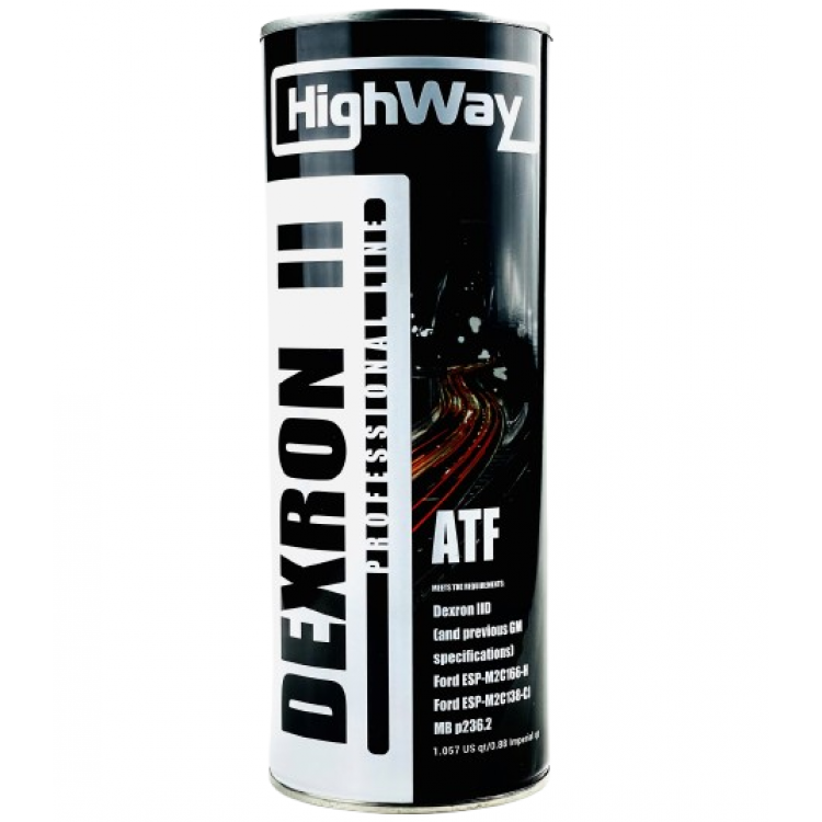 Олива для АКПП та ГУР HighWay Dexron II 1л