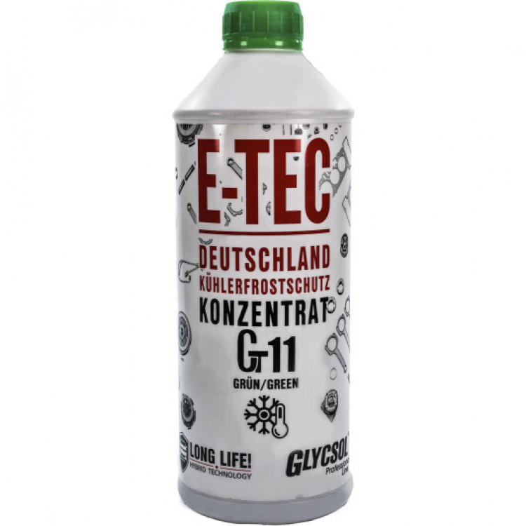 Антифриз-концентрат Е-ТЕС GT11  зелений  1.5л