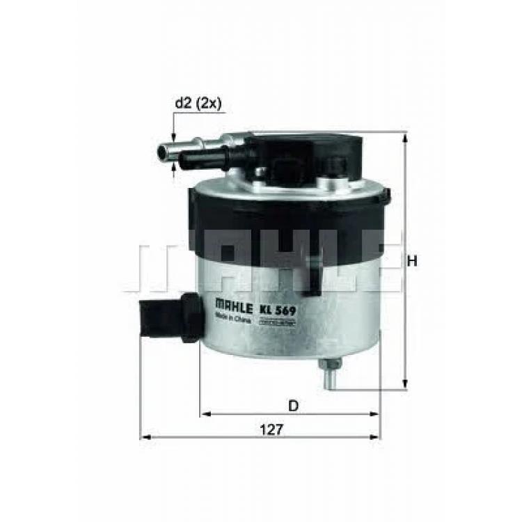 MAHLE KL569 (PP 838/8) (WF8451)