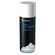 SLIDER Емаль для кераміки та емалевих покриттів біла 400 мл
