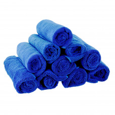 Zollex серветка мікрофібра 10шт (синя) ZP-105