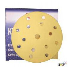 APP 555 Круг абразивний 14+отвори, d150мм P600, жовтий