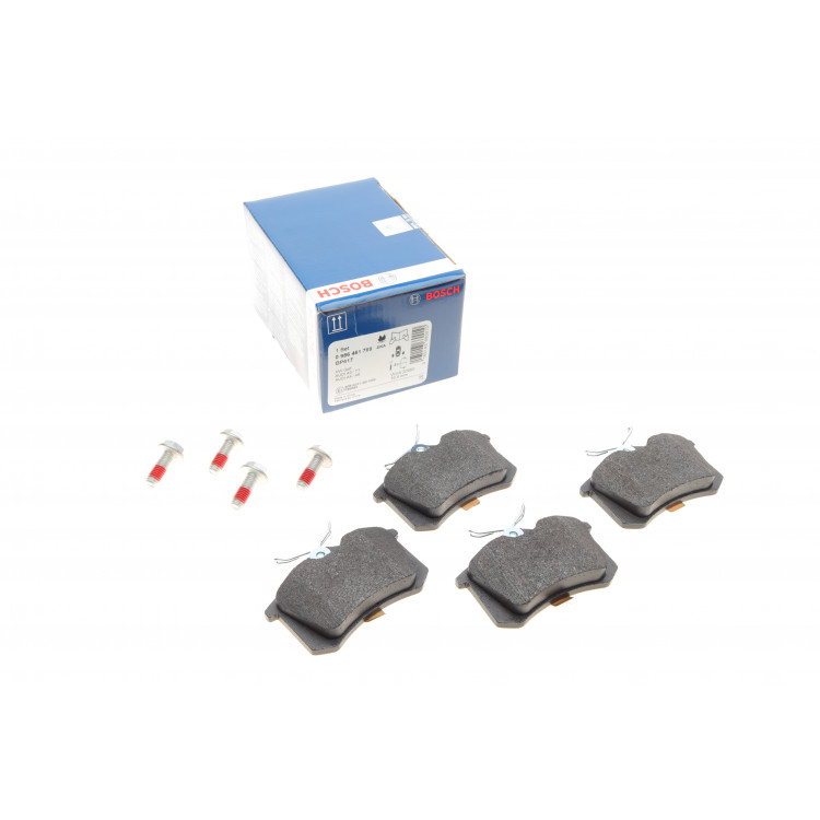 Колодки гальмівні (задні) Citroen Berlingo/Peugeot Partner 1.6/2.0HDI 02-/VW Caddy 03- (з болтами)