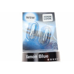 Автолампа W5W 12V 5W W2.1x9.5d Xenon Blue (BL)