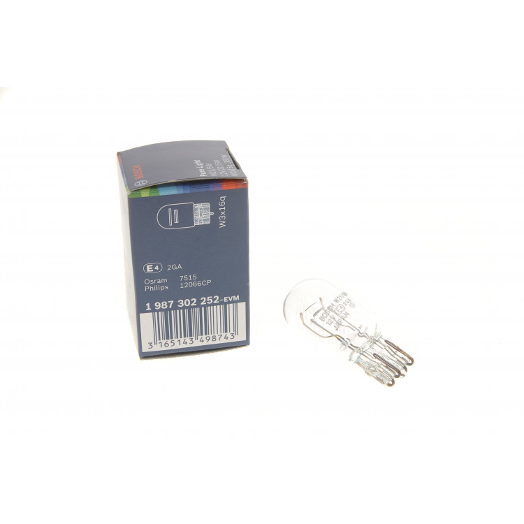 Автолампа W21/5W 12V 21/5W W3x16q Pure Light 380W (без цоколя)