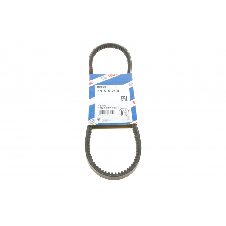 Ремінь генератора Audi 100/200/VW Caddy II/Golf III/IV/Passat/Sharan -04 (11.5x790)