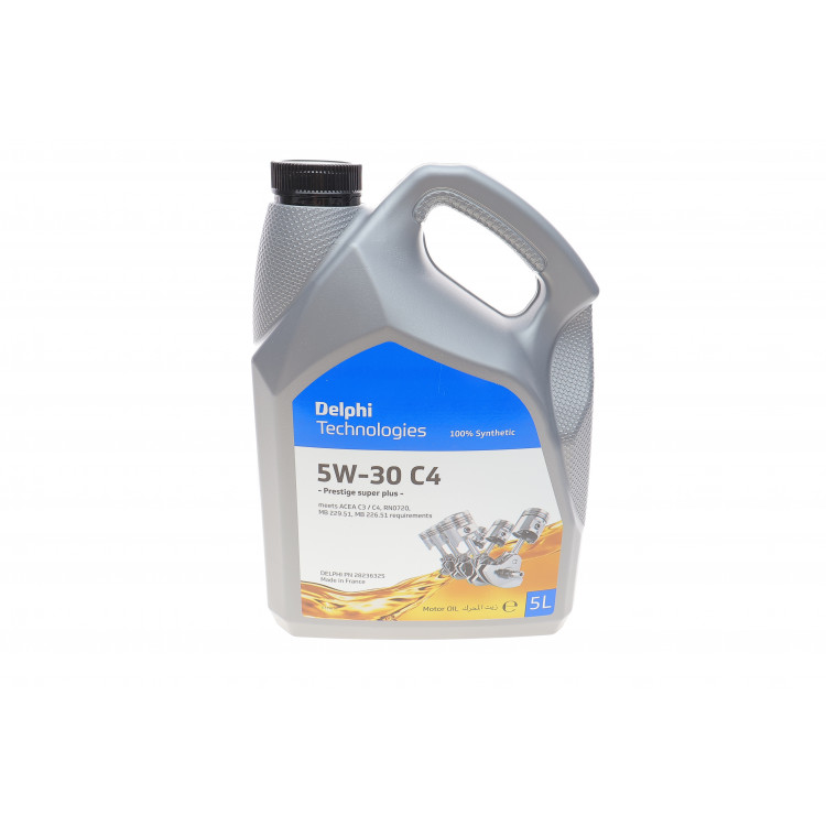 Олива 5W30 Delphi Prestige Super Plus C4 (5L) (RN0720/MB 229.51/MB226.51)