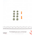 Сальник клапана (впуск/випуск) Opel Combo/Corsa A/Vectra 1.2-2.0 76- (7x11.1/16x9.8) (к-кт)