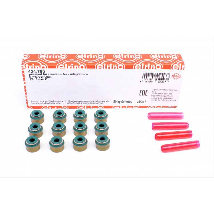 Сальник клапана (впуск/випуск) Audi A4/A5/A6 2.5-3.0dci 01- (к-кт 12шт)