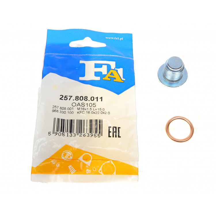 Болт зливу оливи + шайба Citroen Berlingo/Peugeot Partner 1.6 /Peugeot Boxer 2.2 HDi 09- (M16x1.5)