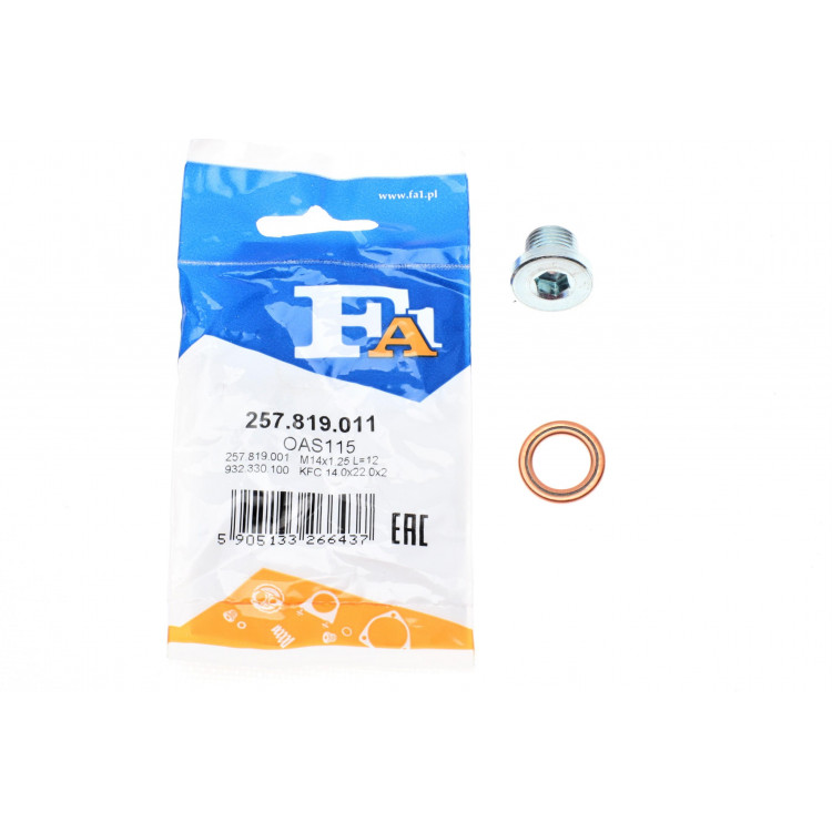 Болт зливу оливи + шайба Ford Focus/Galaxy 2.0 TDCI 03-15 (M14x1.25)