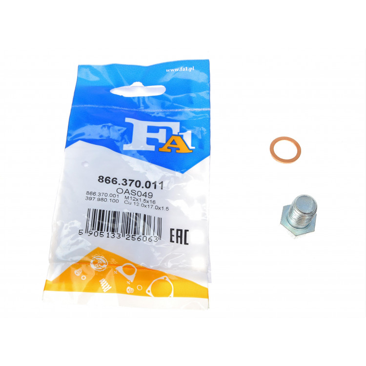 Болт зливу оливи + шайба BMW X3 (E83)/X5 (E70)/3 (F34)/5 (E60)/Toyota Avensis III (M12 x1,5)