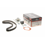 Комплект ГРМ + помпа Renault Kangoo 1.5dCi 01- (123x27) (помпа 65567)