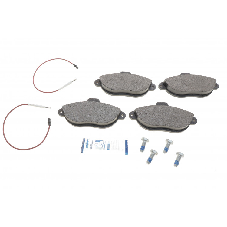 Колодки гальмівні (передні) Citroen Jumpy/Fiat Scudo/Ulysse/Peugeot Expert/806 95-06 (+датчики)