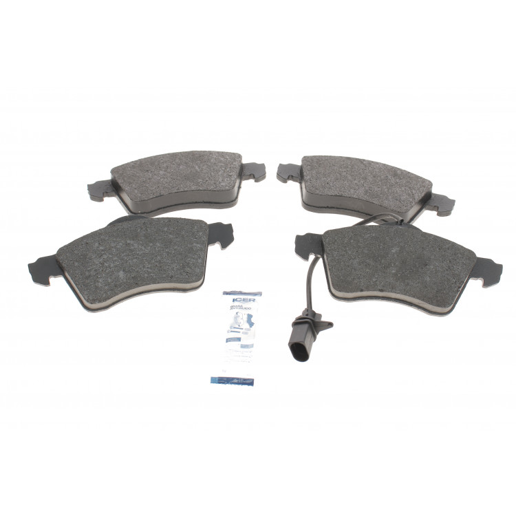 Колодки гальмівні (передні) VW T4 90-03 R15 (+датчик)