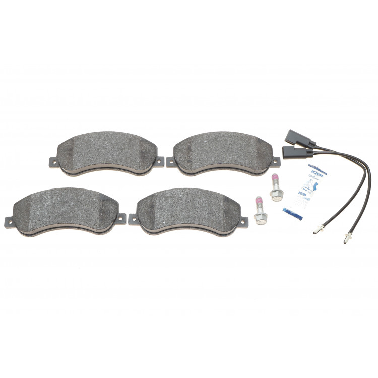 Колодки гальмівні (передні) Ford Transit 06-14/Transit Connect 06-13 (RWD) (+датчики)