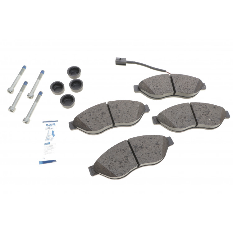 Колодки гальмівні (передні) Citroen Jumper/Fiat Ducato/Peugeot Boxer 06- (+датчик)