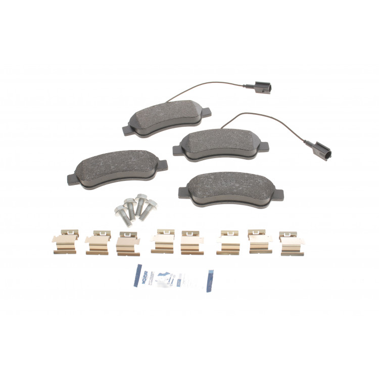 Колодки гальмівні (задні) Citroen Jumper/Fiat Ducato/Peugeot Boxer 06- (+датчики)