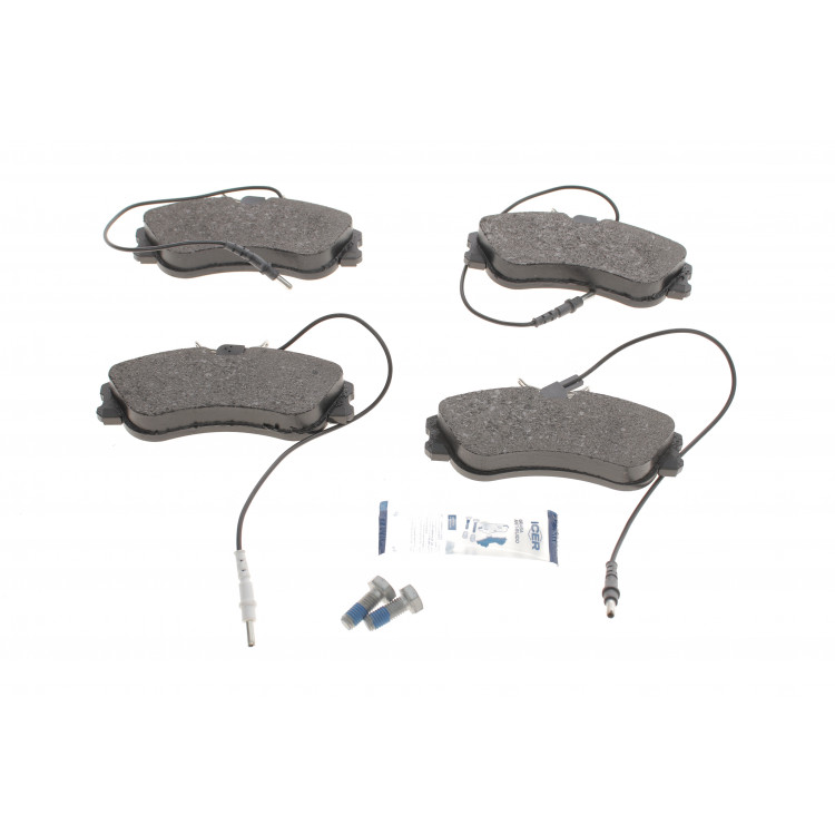 Колодки гальмівні (передні) Citroen Berlingo 96-11/Xsara/Peugeot 306 93-05/Partner 96-15 (+датчики)
