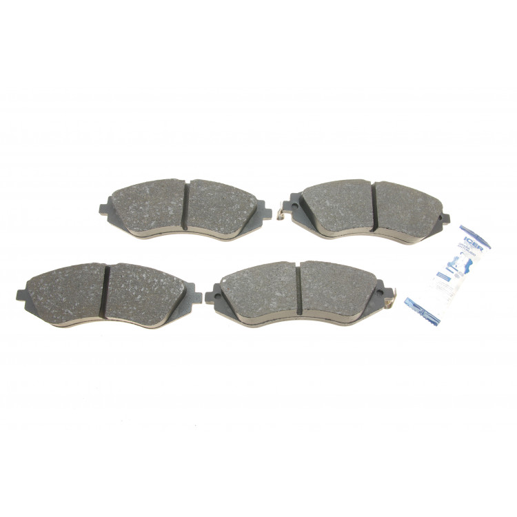 Колодки гальмівні (передні) Chevrolet Lacetti 05-/Spark 10-/Daewoo Lanos/Sens/Nubira 97-/Rezzo 00-