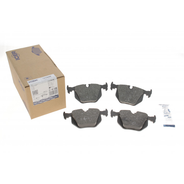 Колодки гальмівні (задні) BMW 3 (E46)/5 (E39)/X5 (E53) 98-06/7 (E38) 94-01/X3 (E83) 03-11/Z4/Z8