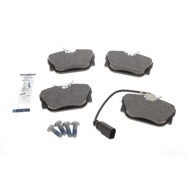 Колодки гальмівні (задні) VW T4 90-03 R15 (+датчик)