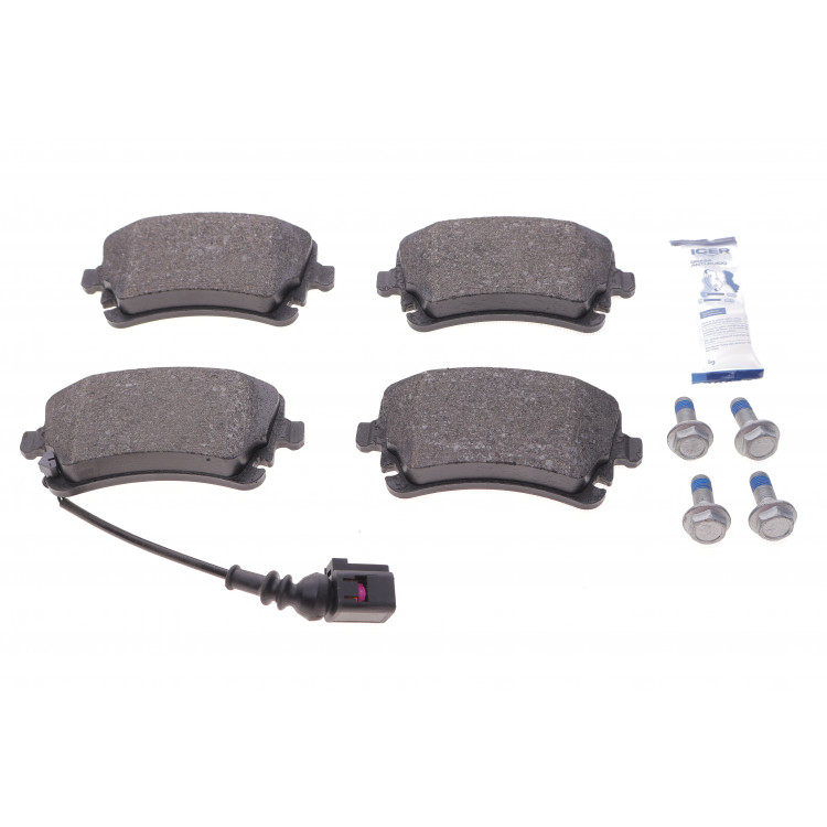 Колодки гальмівні (задні) VW T5 03-15/T6 15- (+датчик)