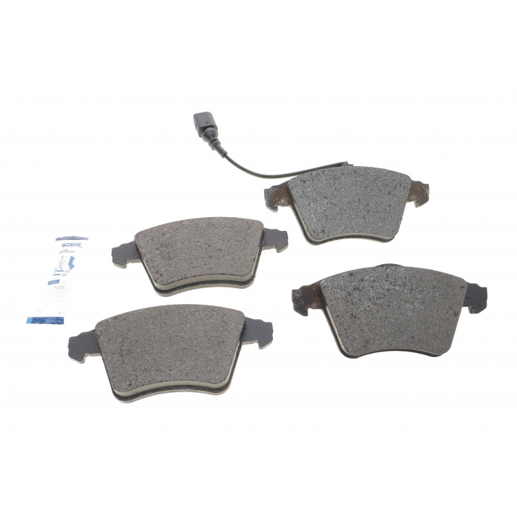 Колодки гальмівні (передні) VW T5/Multivan V 03-15/Touareg 03-10 (+датчик)