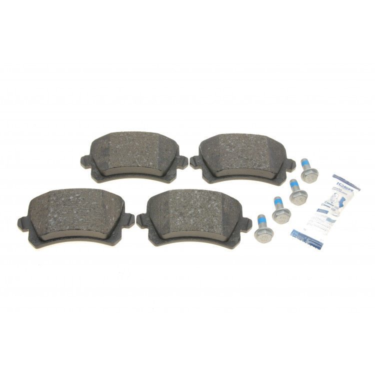 Колодки гальмівні (задні) Audi A6 05-18/Q3/Skoda Octavia 12-/VW Passat B6-B8/Tiguan 05-/Sharan 10-