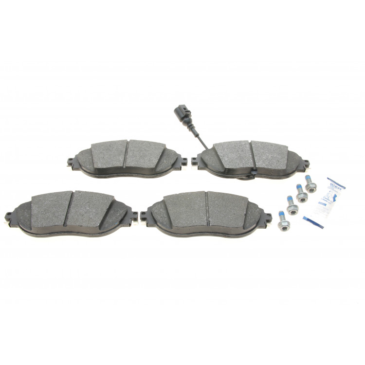 Колодки гальмівні (передні) Audi Q3 18-/A3/Skoda Octavia/VW Passat B6-B8/Golf/Tiguan 12- (+датчик)