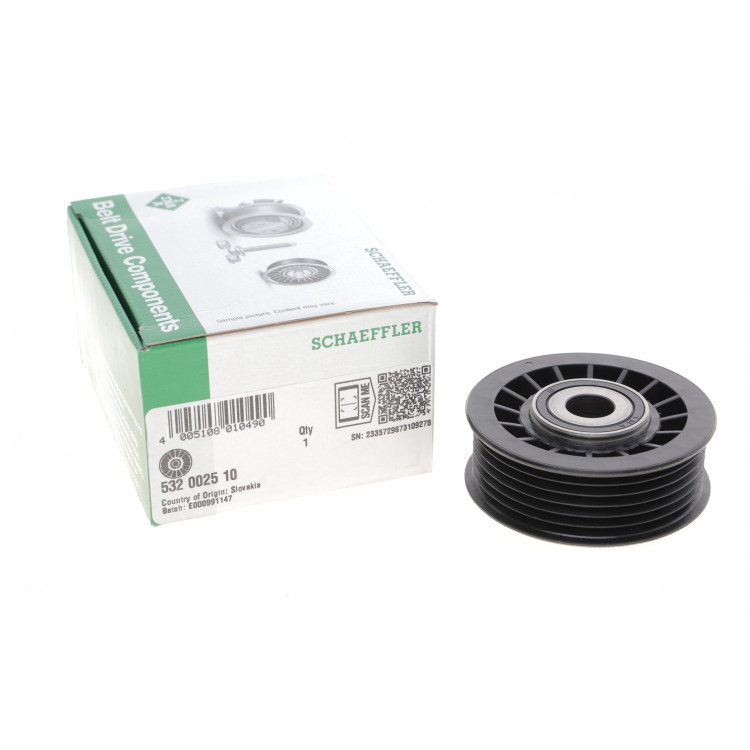 Ролик генератора MB OM601-603 (поліклиновий) (натяжний/паразитний)