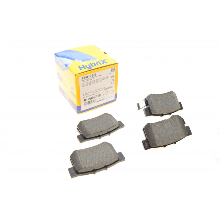 Колодки гальмівні (задні) Suzuki SX4/Swift 06-/Honda Accord 91-93/Civic 95-/Fiat Sedici 06-14