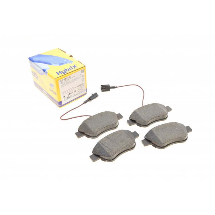 Колодки гальмівні (передні) Citroen Nemo 10-/Peugeot Bipper/Fiat 500/500C 08-/Punto 12- (+датчики)