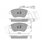 Колодки гальмівні (передні) Citroen Nemo 10-/Peugeot Bipper/Fiat 500/500C 08-/Punto 12- (+датчики)